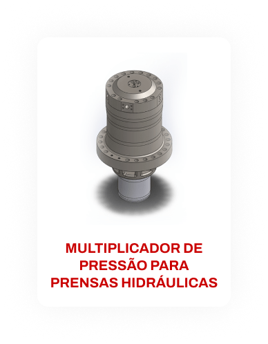 Multiplicador de pressão para prensas hidráulicas